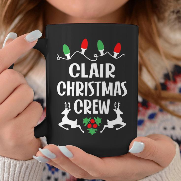 Clair Name Gift Christmas Crew Clair Coffee Mug Funny Gifts