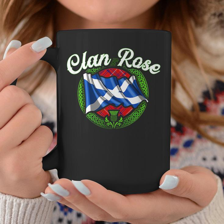Clan Rose Tartan Scottish Last Name Scotland Flag Funny Last Name Designs Funny Gifts Coffee Mug Unique Gifts