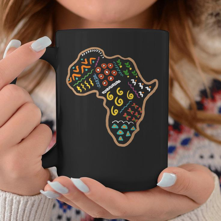 Continent Of Africa Colorful Doodle Design Coffee Mug Unique Gifts