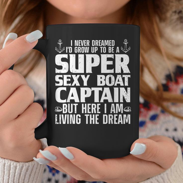 Cool Boat Captain For Men Women Sail Pontoon Boating Boater Coffee Mug Funny Gifts