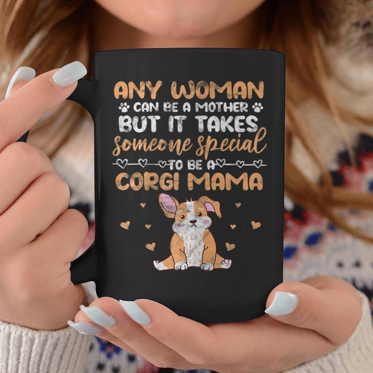 Corgi Mama Dog Mom Mother Mothers Day Kawaii Distressed Coffee Mug Unique Gifts