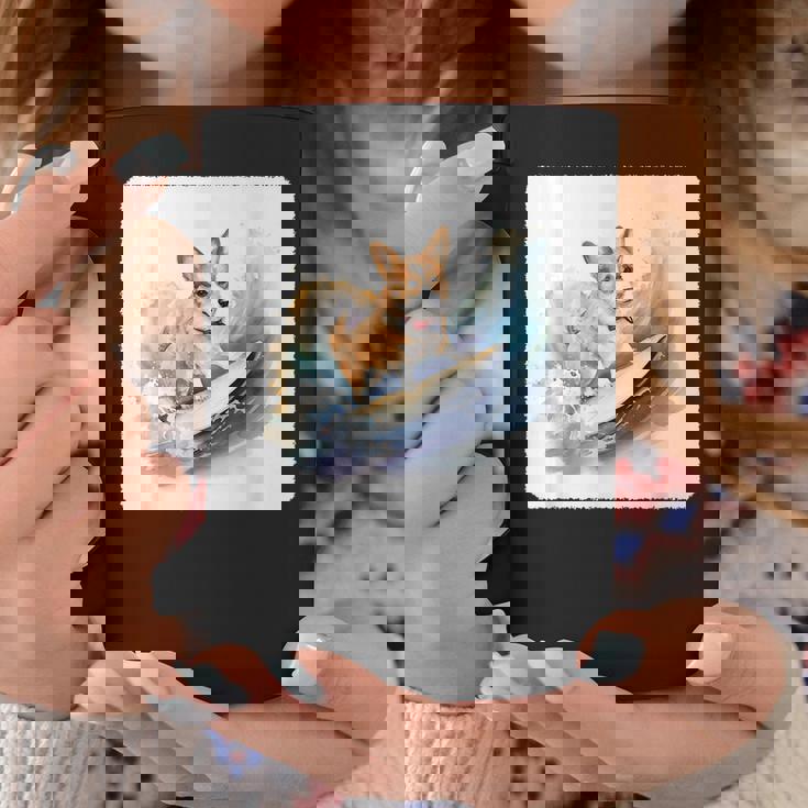 Corgi Surfing Wave Dog Surfing Corgi At The Beach Coffee Mug Unique Gifts