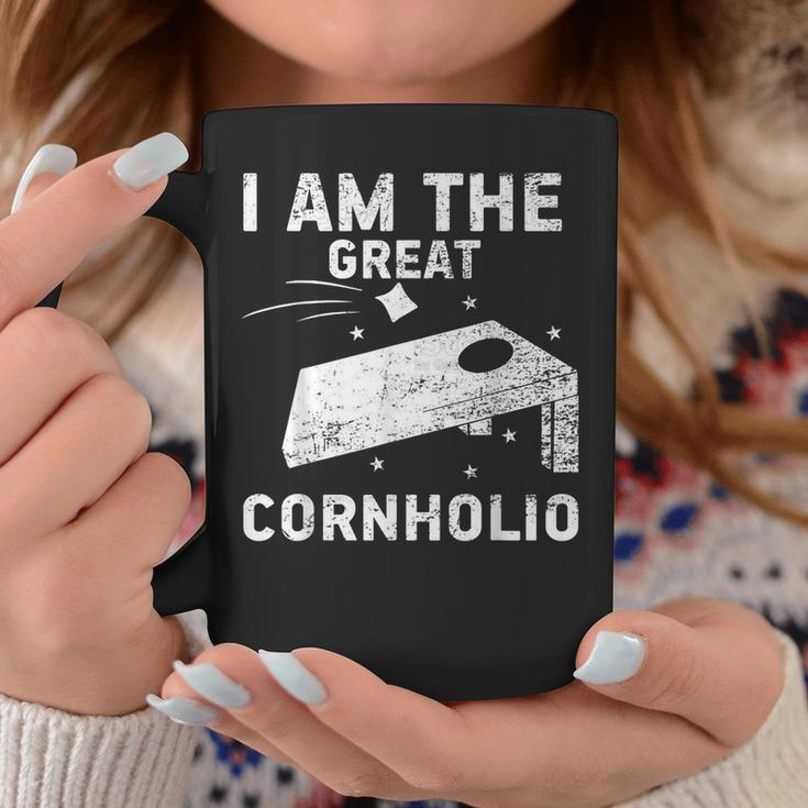 Cornhole Team I Am The Great Cornholio Coffee Mug Unique Gifts