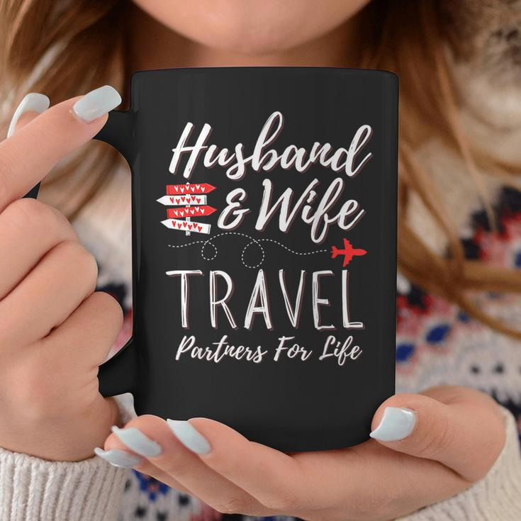 Couple Matching Husband And Wife Travel Partners For Life Coffee Mug Funny Gifts
