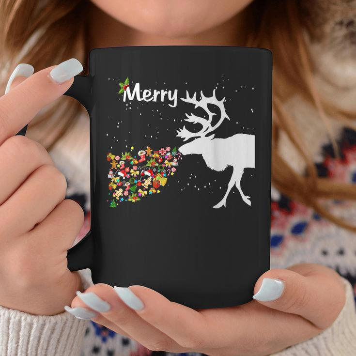 Couples Sick Reindeer Diy Ugly Christmas Sweater Coffee Mug Unique Gifts