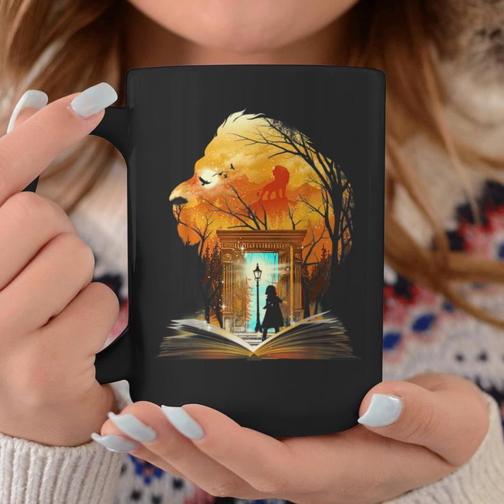 Courage Dear Hearts Lion Book Reading Lovers Bookworm Reading Funny Designs Funny Gifts Coffee Mug Unique Gifts