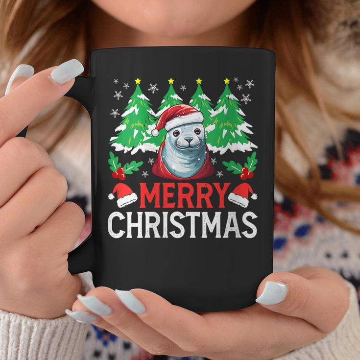 Crabeater Seal Christmas Pajama Costume For Xmas Holiday Coffee Mug Unique Gifts