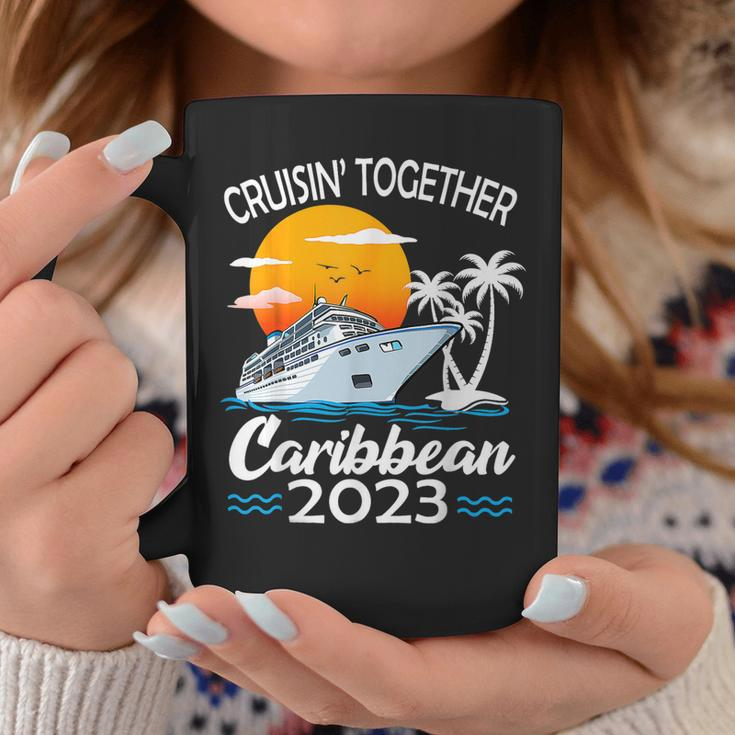 Cruisin Together Caribbean Cruise 2023 Family Vacation Coffee Mug Unique Gifts