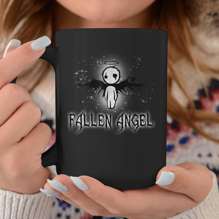 Cute Dark Gothic Fallen Angel Creepy Coffee Mug Unique Gifts