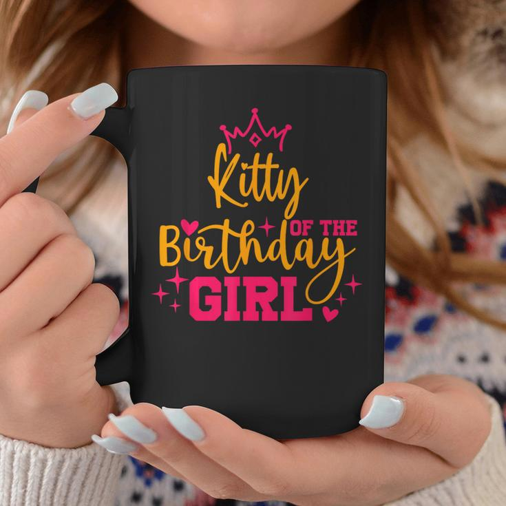 Cute Personalized Kitty Of The Birthday Girl Matching Family Coffee Mug Unique Gifts