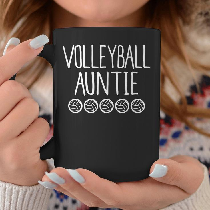 Cute Volleyball Auntie Sports Coffee Mug Unique Gifts