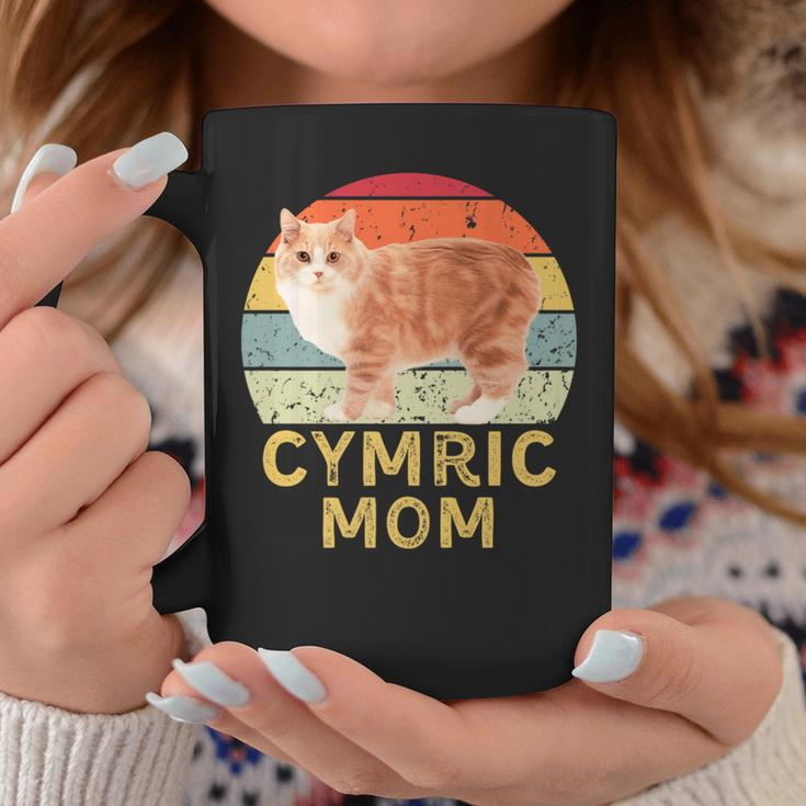 Cymric Cat Mom Retro Vintage Cats Lovers & Owners Coffee Mug Unique Gifts