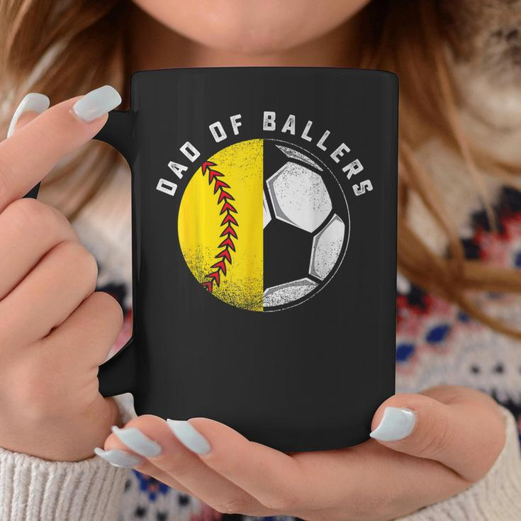 Dad Of Ballers Father Son Softball Soccer Player Coach Gift Coffee Mug Unique Gifts