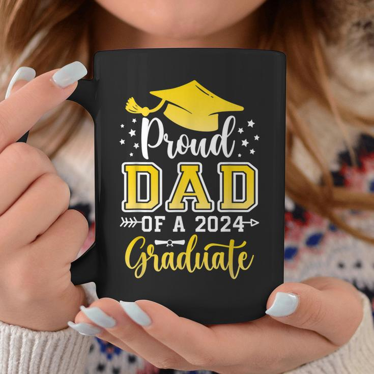 Dad Senior 2024 Proud Dad Of A Class Of 2024 Graduate Coffee Mug Unique Gifts