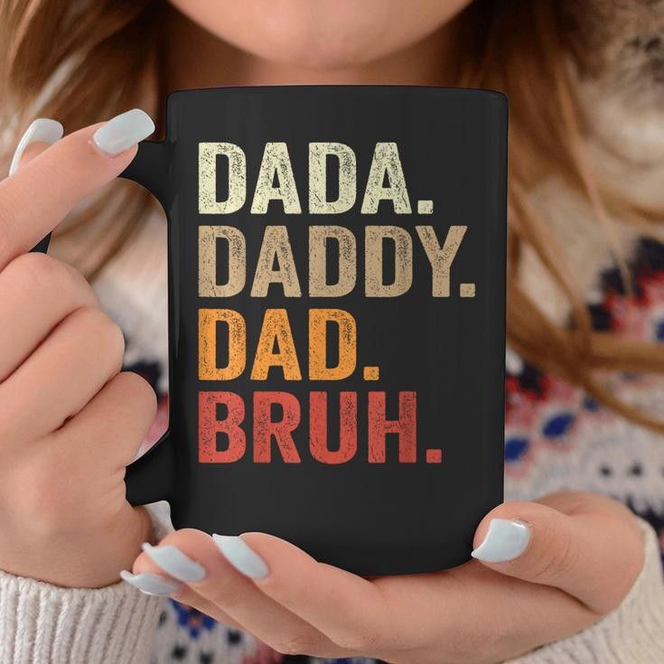 Dada Daddy Dad Bruh Fathers Day Vintage Father Funny Coffee Mug Unique Gifts