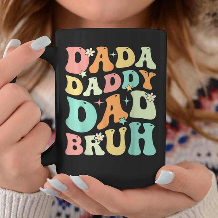 Dada Daddy Dad Bruh Groovy Funny Fathers Day Gift Coffee Mug Unique Gifts