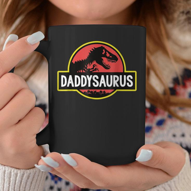 Daddysaurus Dad Husband Fathers Day Gift Matching Dinosaur Coffee Mug Unique Gifts