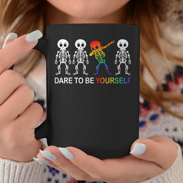 Dare To Be Yourself | Cute Lgbt Les Gay Pride Men Boys Coffee Mug Unique Gifts
