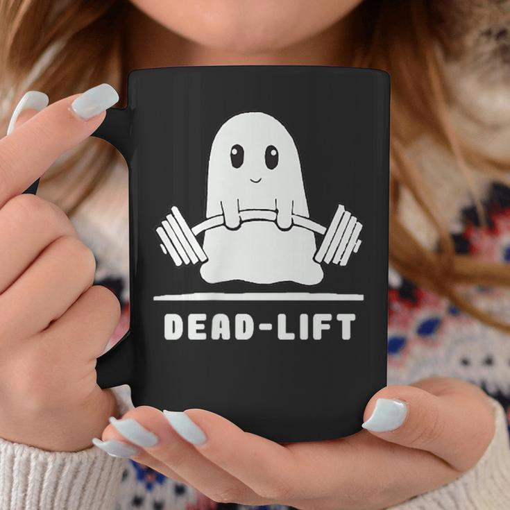 Dead Lift Ghost Halloween Ghost Gym Coffee Mug Funny Gifts