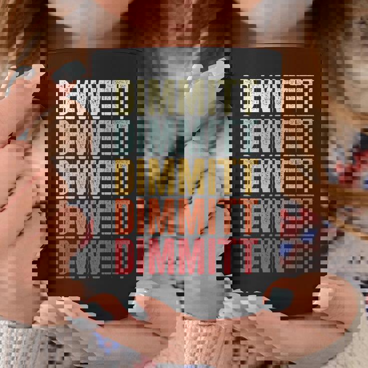 Dimmitt Texas Dimmitt Tx Retro Vintage Text Coffee Mug Unique Gifts