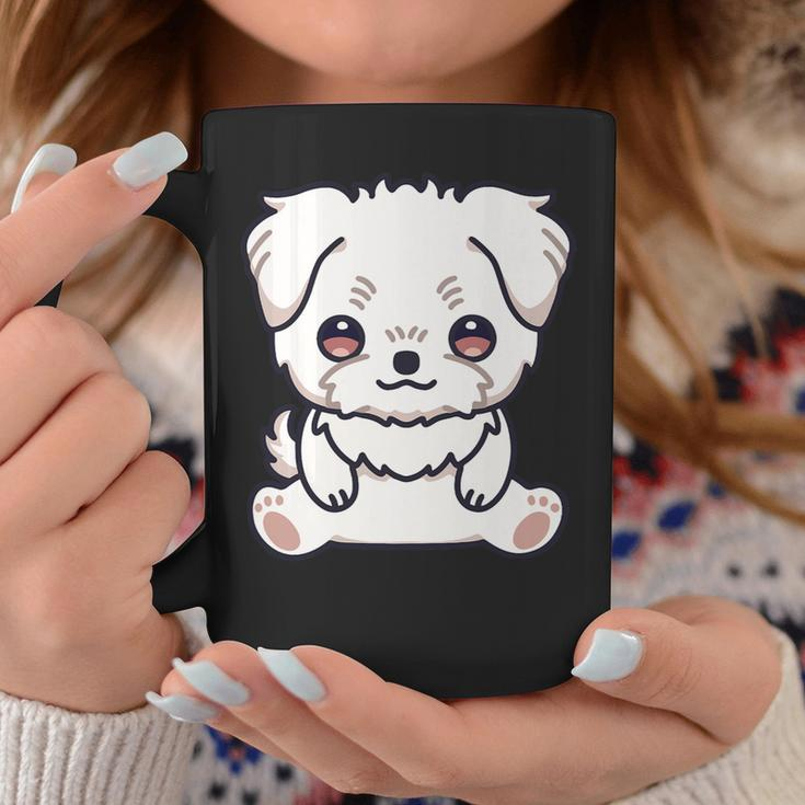 Dog Maltese Cute Kawaii Lover Owner Puppy Aesthetic Coffee Mug Unique Gifts