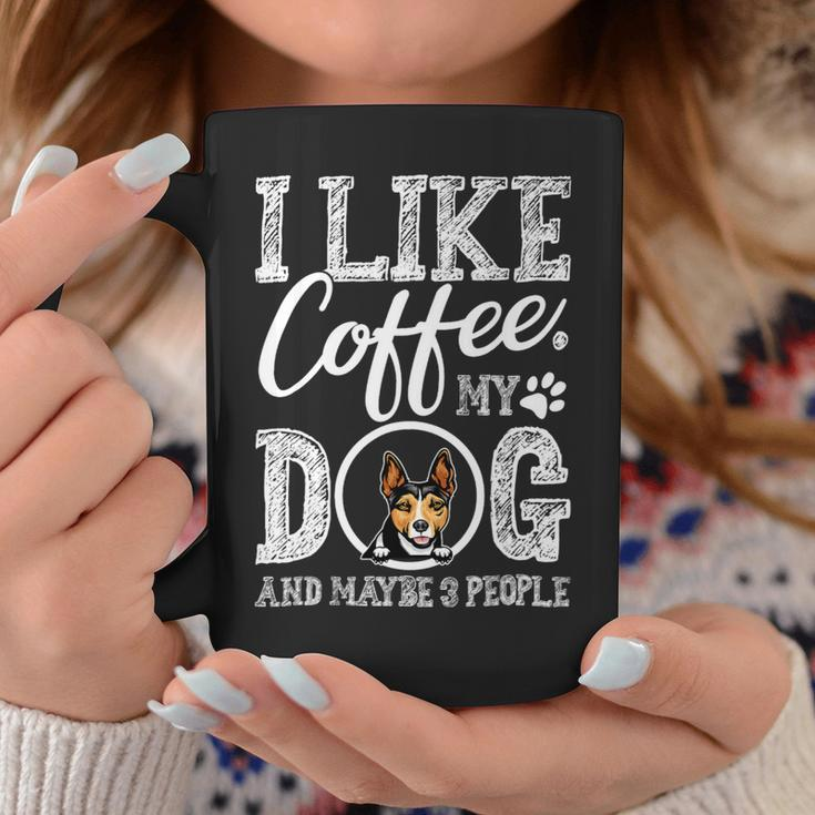 Dog Rat Terrier I Like Coffee My Rat Terrier And Maybe 3 People Coffee Mug Unique Gifts