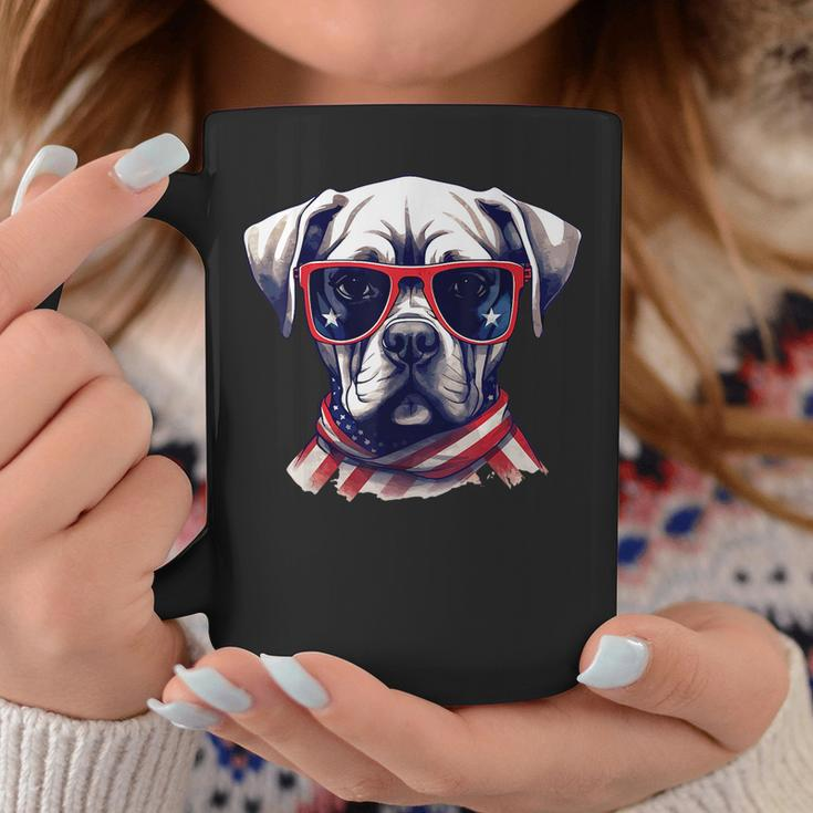 Dog Sunglasse American Flag Funny Fathers Day & 4Th Of July Coffee Mug Unique Gifts