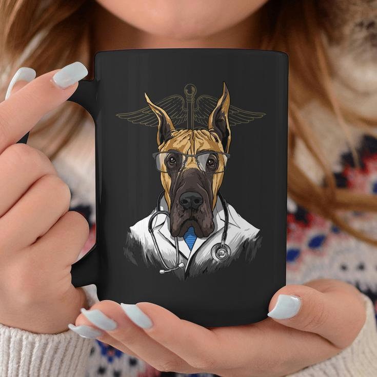 Dogtor Great Dane Vet Doctor Physician Surgeon Dog Lover Coffee Mug Unique Gifts