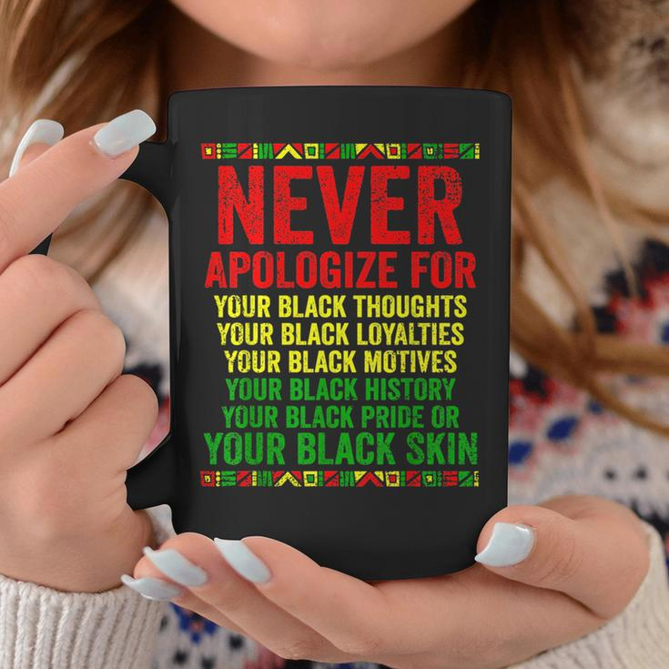 Dont Apologize For Your Blackness Junenth Black History Coffee Mug Unique Gifts