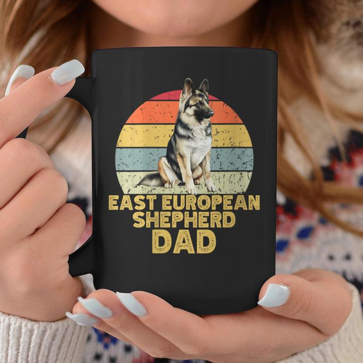 East European Shepherd Dog Dad Retro Dogs Lover & Owner Coffee Mug Unique Gifts