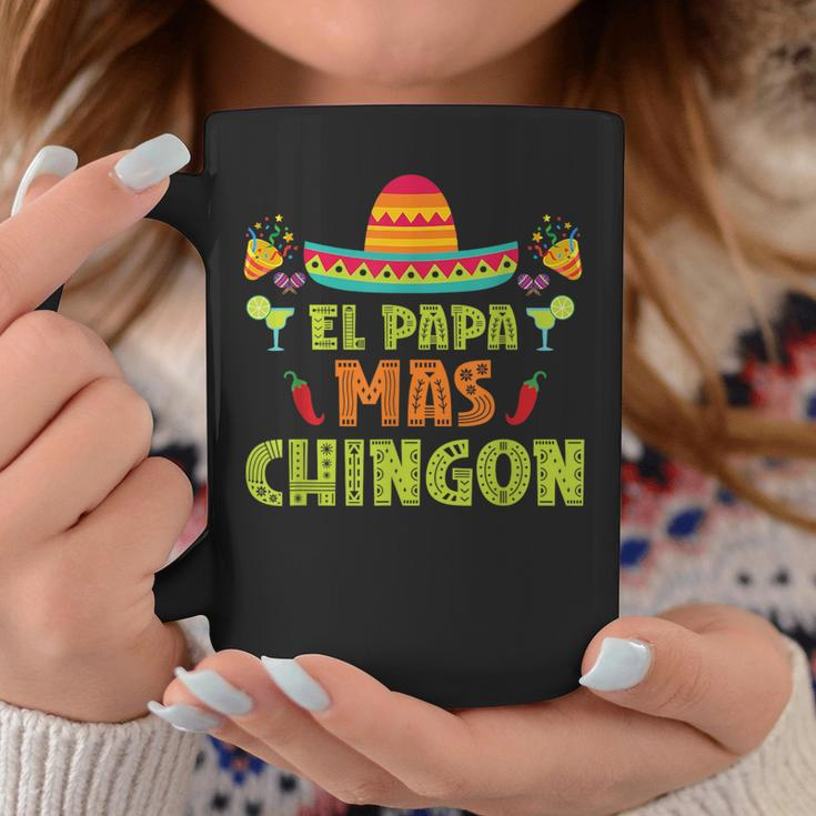 El Papa Mas Chingon Proud Mexico Lover Mexican Country Dad Coffee Mug Funny Gifts