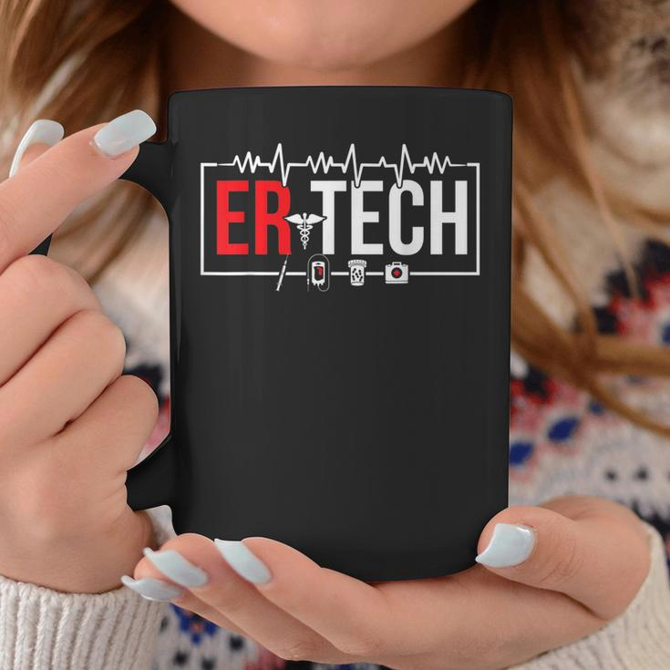 Emergency Room Technician Heartbeat Er Technicians Coffee Mug Unique Gifts