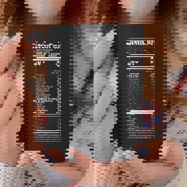 Entj The Commander Personality Nutrition Facts Coffee Mug Unique Gifts