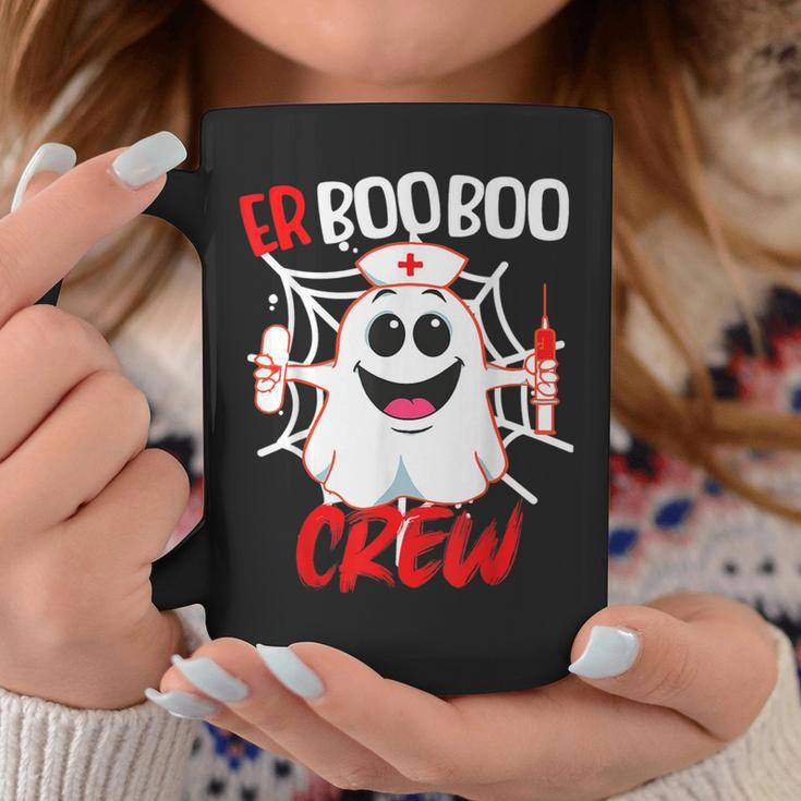Er Boo Boo Crew Cute Ghost Nurse Halloween Costume Nursing Coffee Mug Unique Gifts