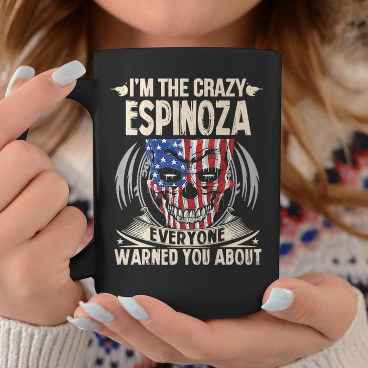 Espinoza Name Gift Im The Crazy Espinoza Coffee Mug Funny Gifts