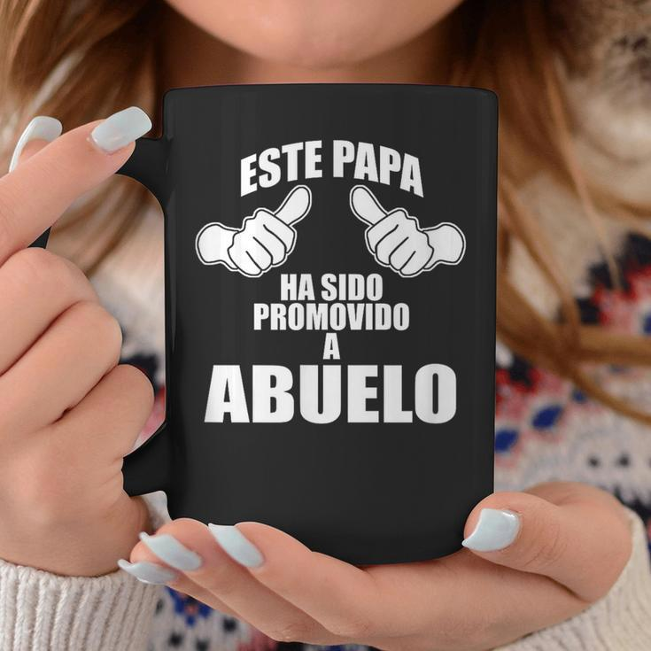 Este Papa Ha Sido Promovido A Abuelo Future Grandpa Spanish Coffee Mug Unique Gifts