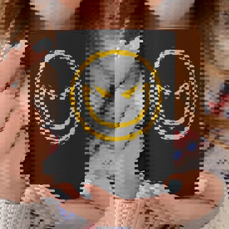 Evil Smiley Face Custom Funny Design 100 Cotton Coffee Mug Unique Gifts
