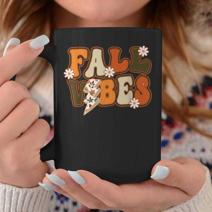 Fall Vibes Lightning Tis The Season Autumn Happy Fall Y'all Coffee Mug Personalized Gifts