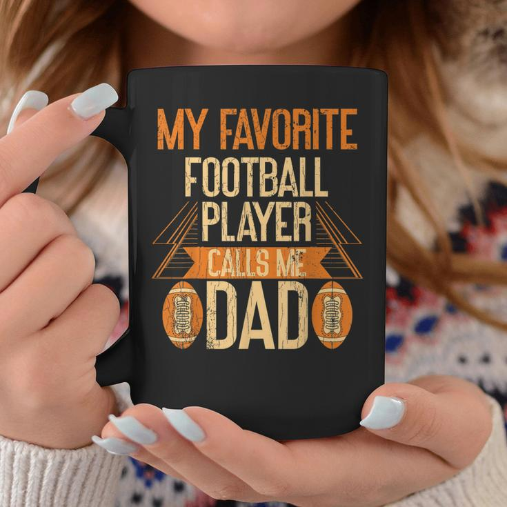 Father American Football Player Dad Sport Gift For Mens Coffee Mug Unique Gifts