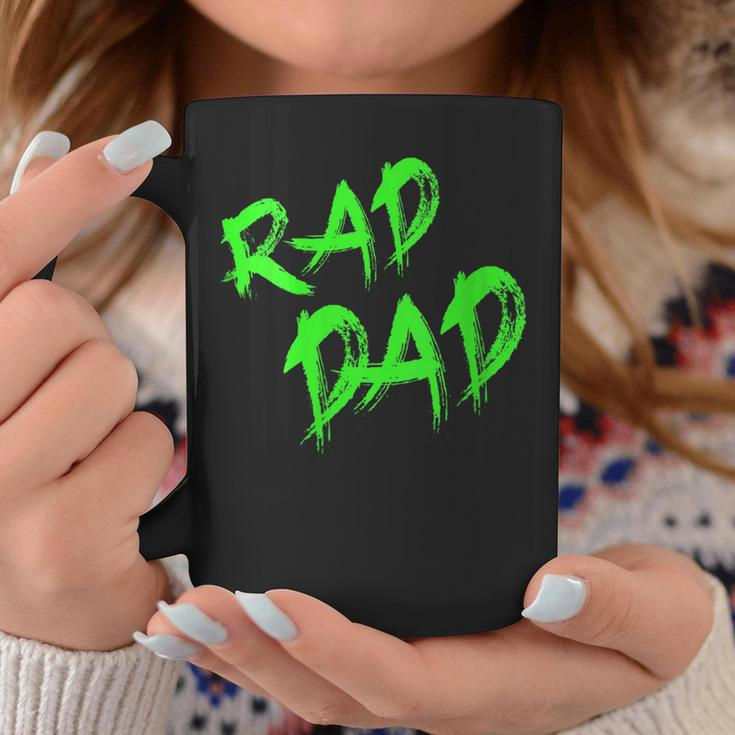 Fathers Day 80S90S Graffiti Rad Dad Funny Gifts For Dad Coffee Mug Unique Gifts