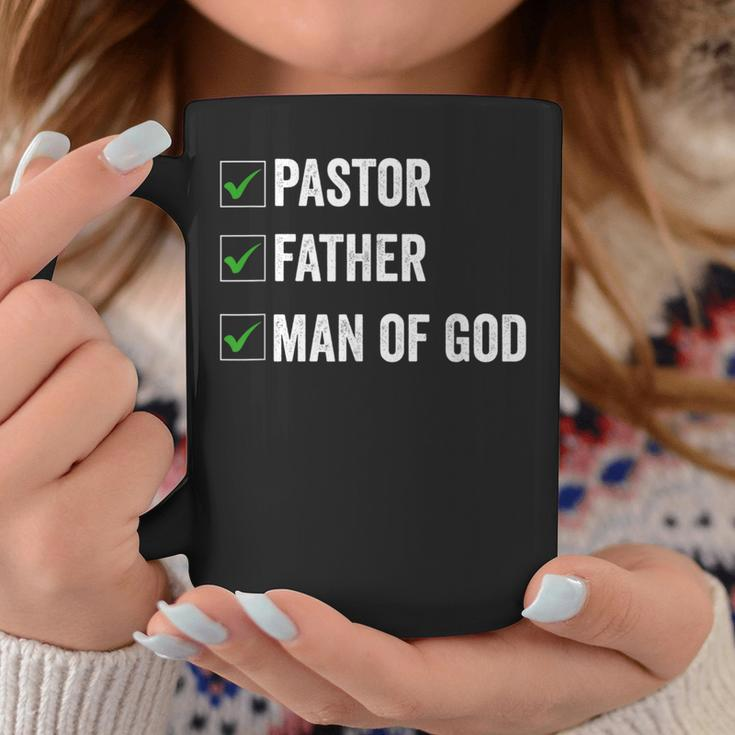Fathers Day From Church Pastor Dad Man Of God Coffee Mug Funny Gifts