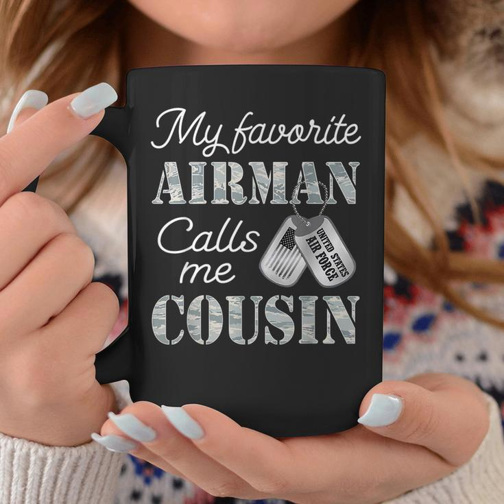 My Favorite Airman Calls Me Cousin Air Force Graduation Coffee Mug Funny Gifts