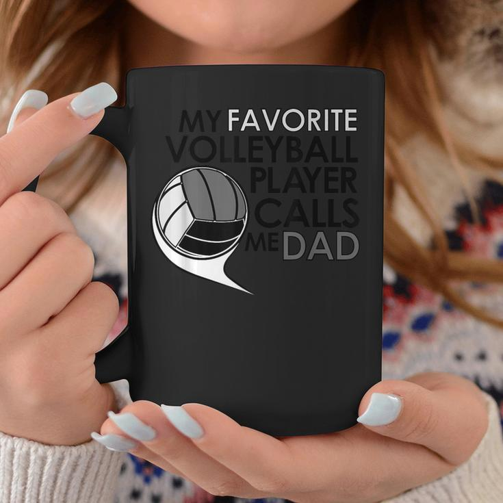 My Favorite Volleyball Player Calls Me DadSports Coffee Mug Unique Gifts