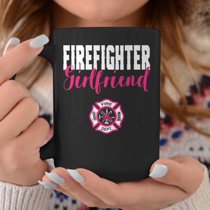 Firefighter Girlfriend For Support Of Your Fireman Coffee Mug Unique Gifts