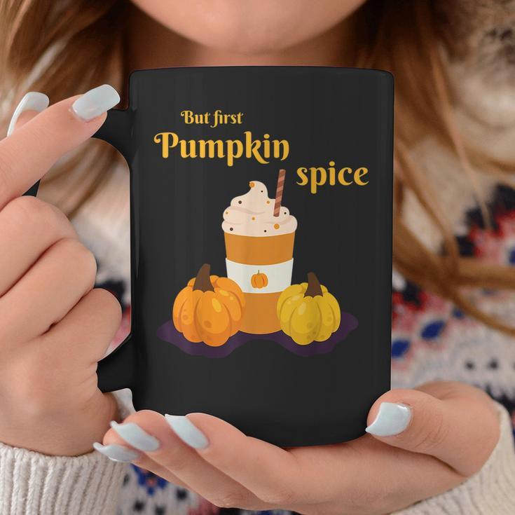 But First Pumpkin Spice Latte Fall Season Halloween Latte Coffee Mug Unique Gifts