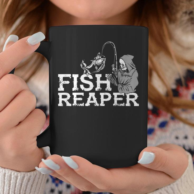 Fish Reaper Fishing For Pro Fishers Fishermen Coffee Mug Unique Gifts