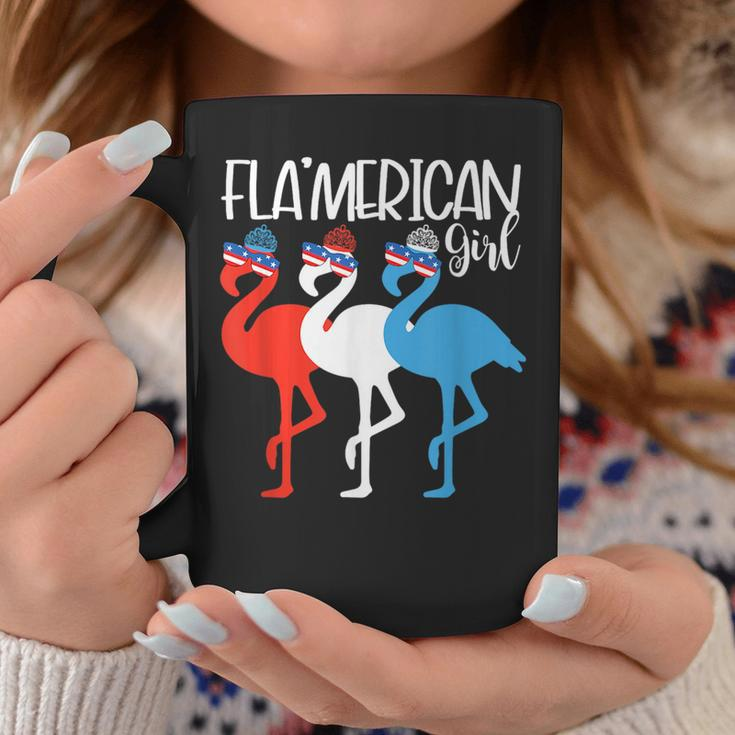Flamerican Girls Flamingos Usa 4Th Of July Independence Day Coffee Mug Unique Gifts