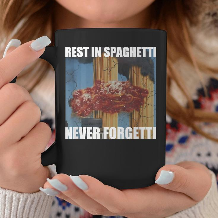 Never Forgetti Rest In Spaghetti Meme Rip Coffee Mug Unique Gifts