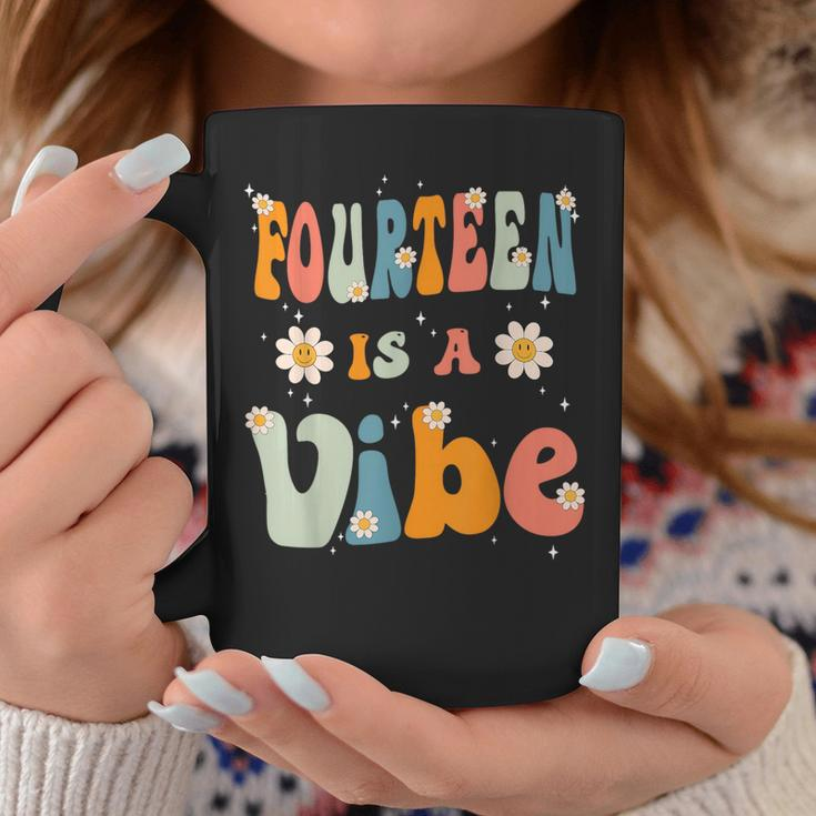 Fourn Is A Vibe 14Th Birthday Party 14 Year Old Kids Coffee Mug Funny Gifts