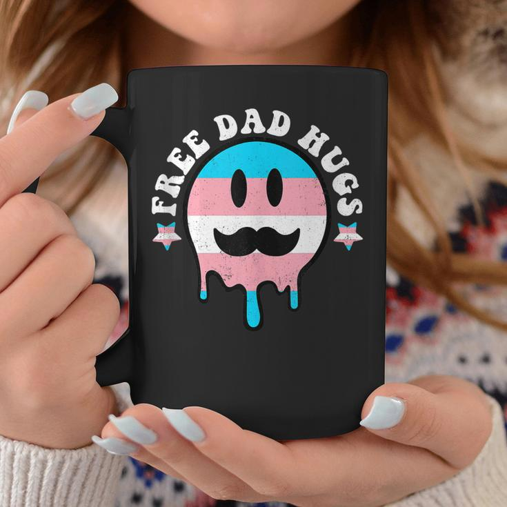 Free Dad Hugs Smile Face Trans Daddy Lgbt Fathers Day Gift For Women Coffee Mug Unique Gifts